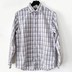 Kenneth Cole Reaction Medium Slim Fit Plaid Button-Down Shirt